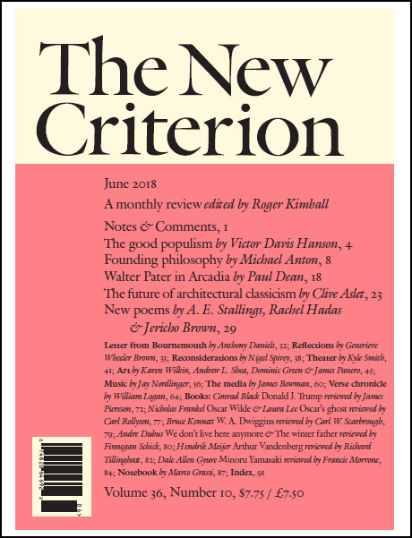 The New Criterion June 2018